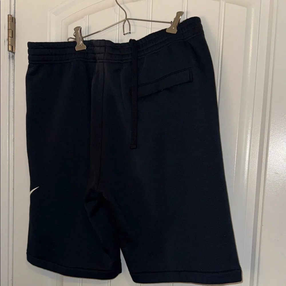Nike Black Men's Shorts with White Swoosh - Picture 6 of 8
